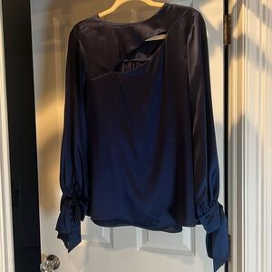 Parker navy blouse size L